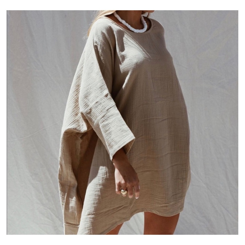 ISO Maurie + Eve Mind Daze Dress in Sand